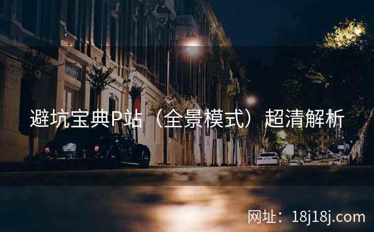 避坑宝典P站（全景模式）超清解析